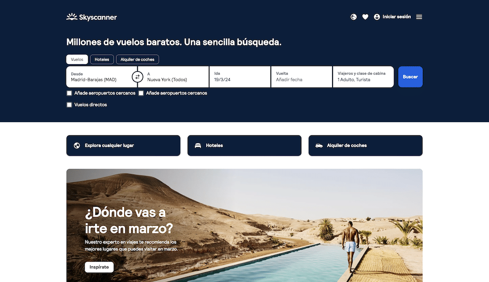 vuelos baratos comparativa
